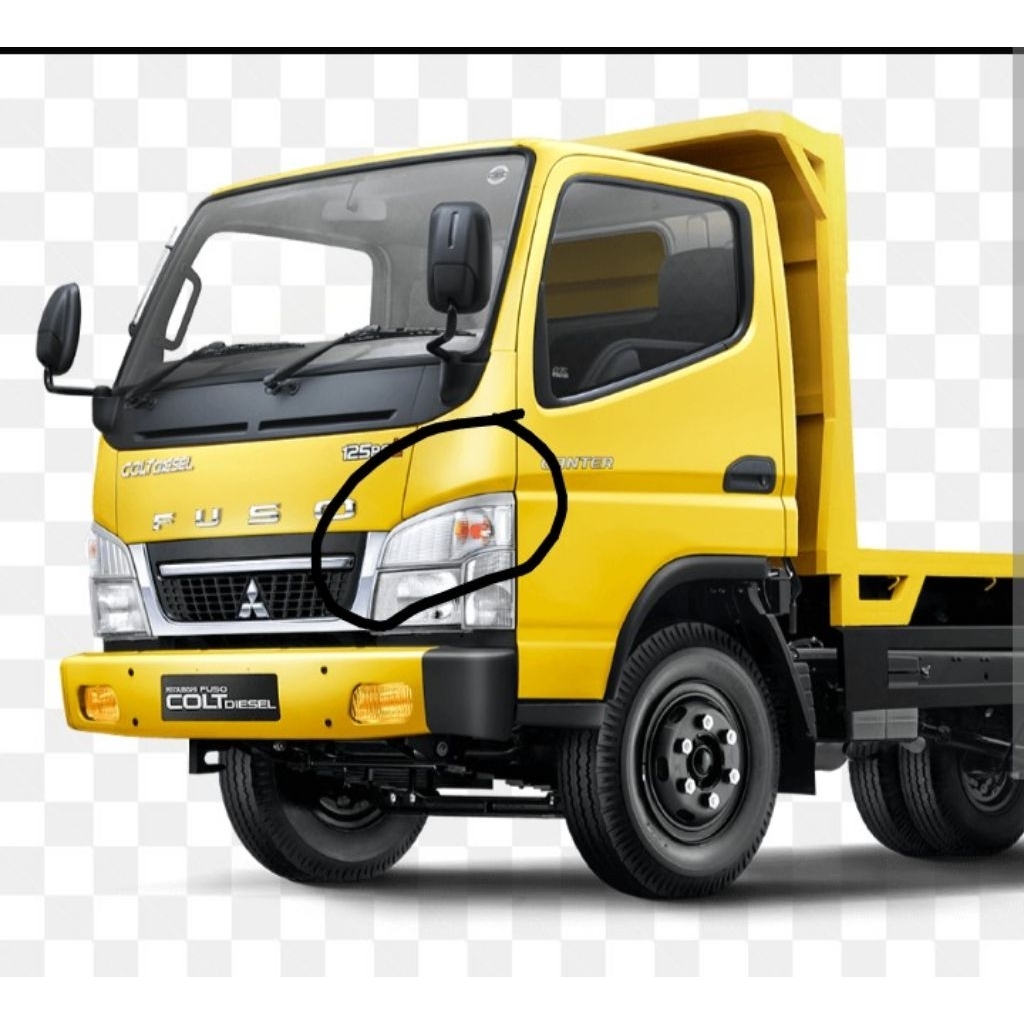 Mika Lampu Sein Canter Depan Canter PS110 PS125 Transparan Original