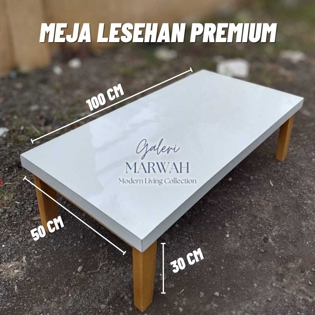 Meja Lesehan Premium HPL Berbagai Warna Minimalis Estetik Kokoh
