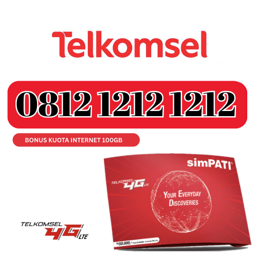 Promo Kartu Perdana Cantik Telkomsel 12 Digit Prabayar Ada Bonus Kuota 100 GB