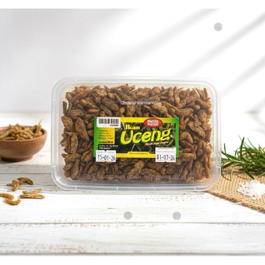 uceng crispy udang crispy wader crispy teri crispy