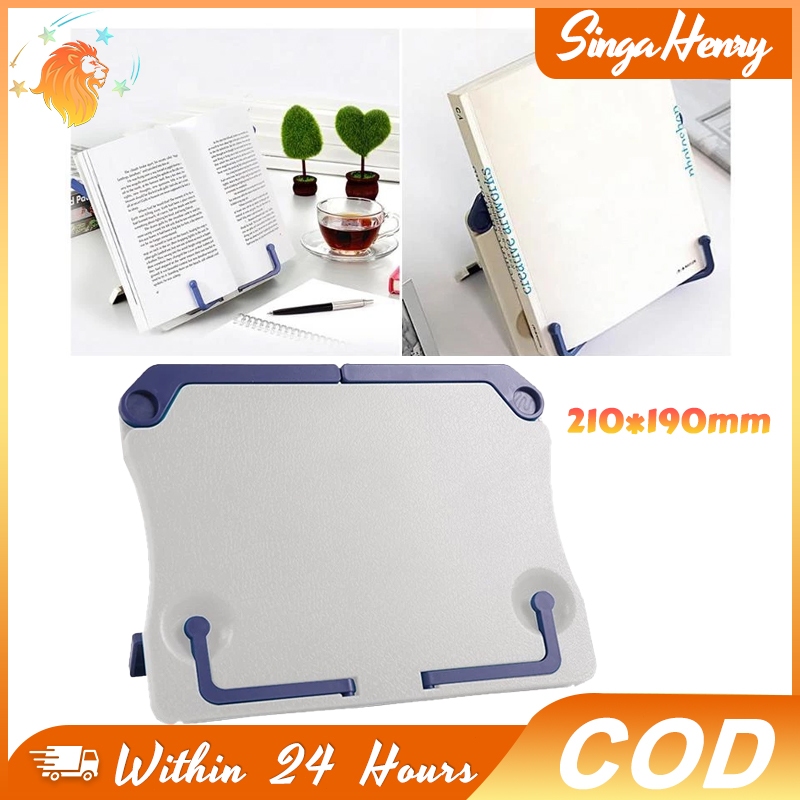 Stand Buku Meja Multifungsi Penjepit Halaman Alas PVC Stabil Untuk Belajar Baca Dan Latihan Piano