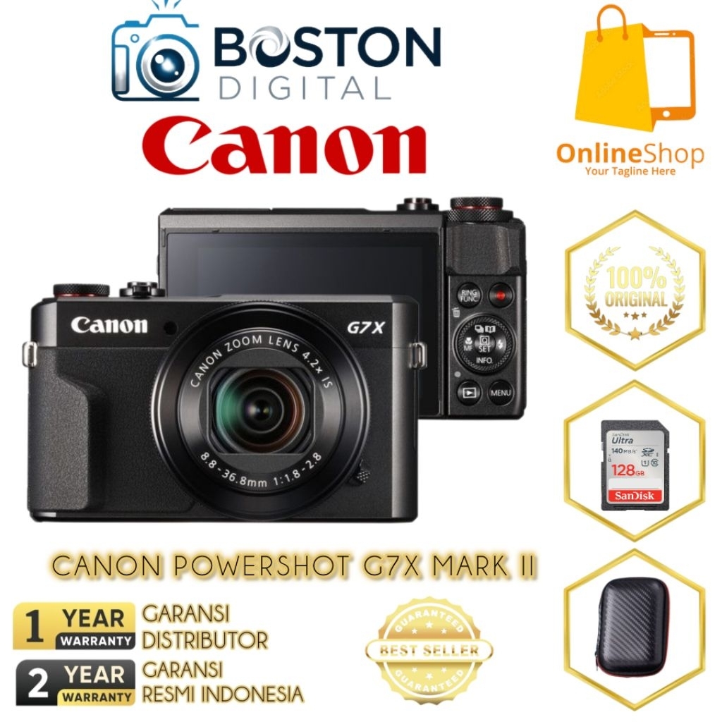 CANON POWERSHOT G7X MARK II / CANON G7X MARK II / G7X