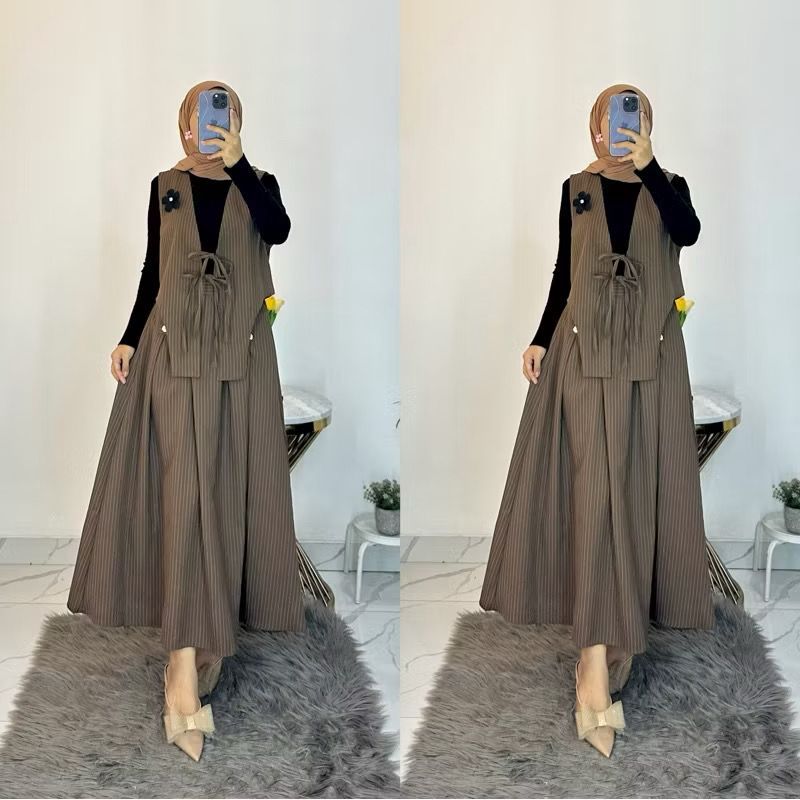 ATHAYA SET ROK SALUR TANPA INNER LD 110 // ONE SET ROK // SETELAN WANITA // FASHION MUSLIM WANITA KE