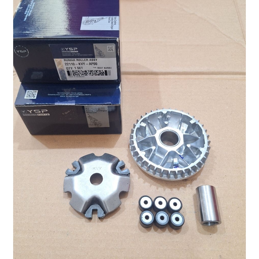 ORIGINAL YSP RUMAH ROLLER ASSY BEAT KARBU ( 2008-2012) KODE KVY