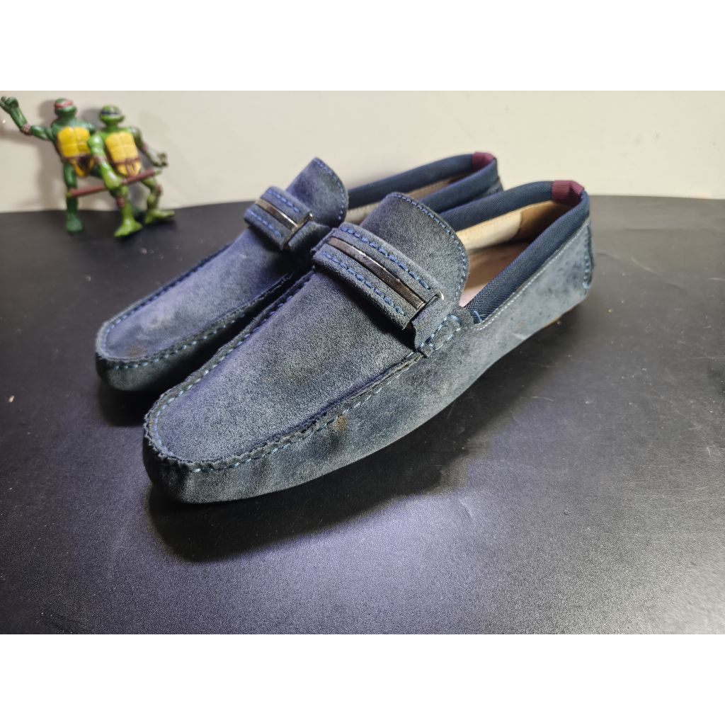 loafers evrbst navy suede second size 43