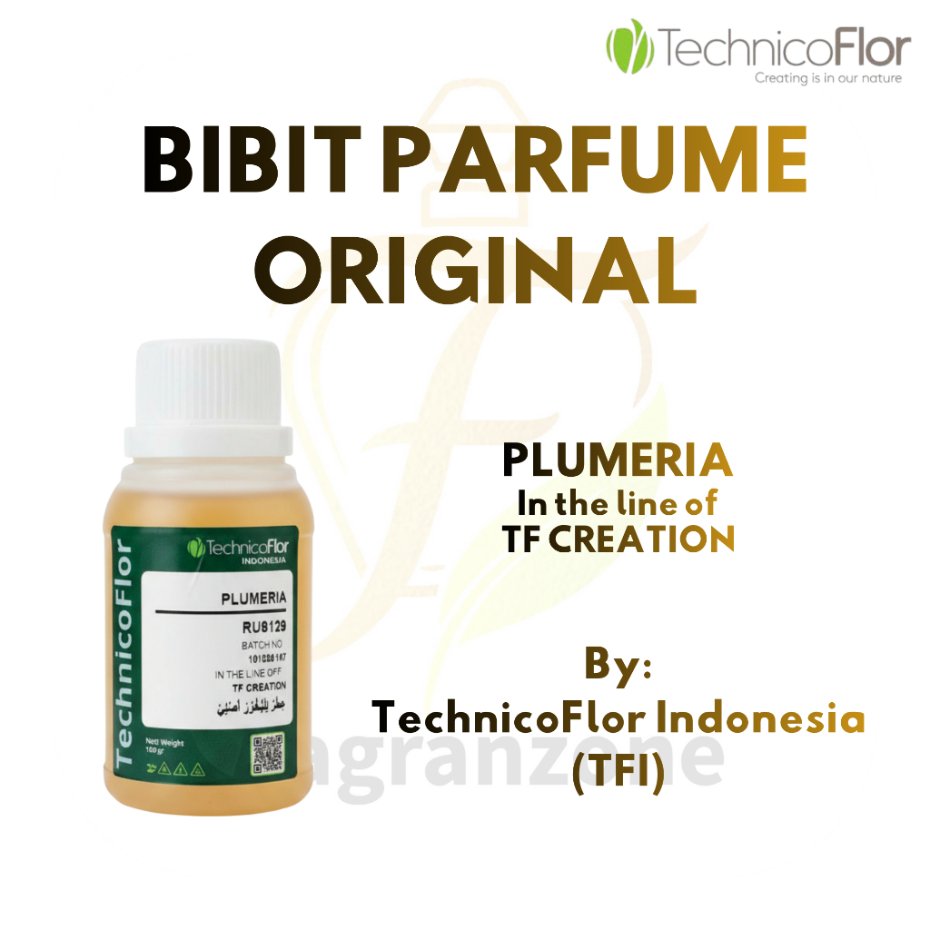 Bibit Parfum Murni PLUMERIA by TFI TechnicoFlor 100 Gram Original