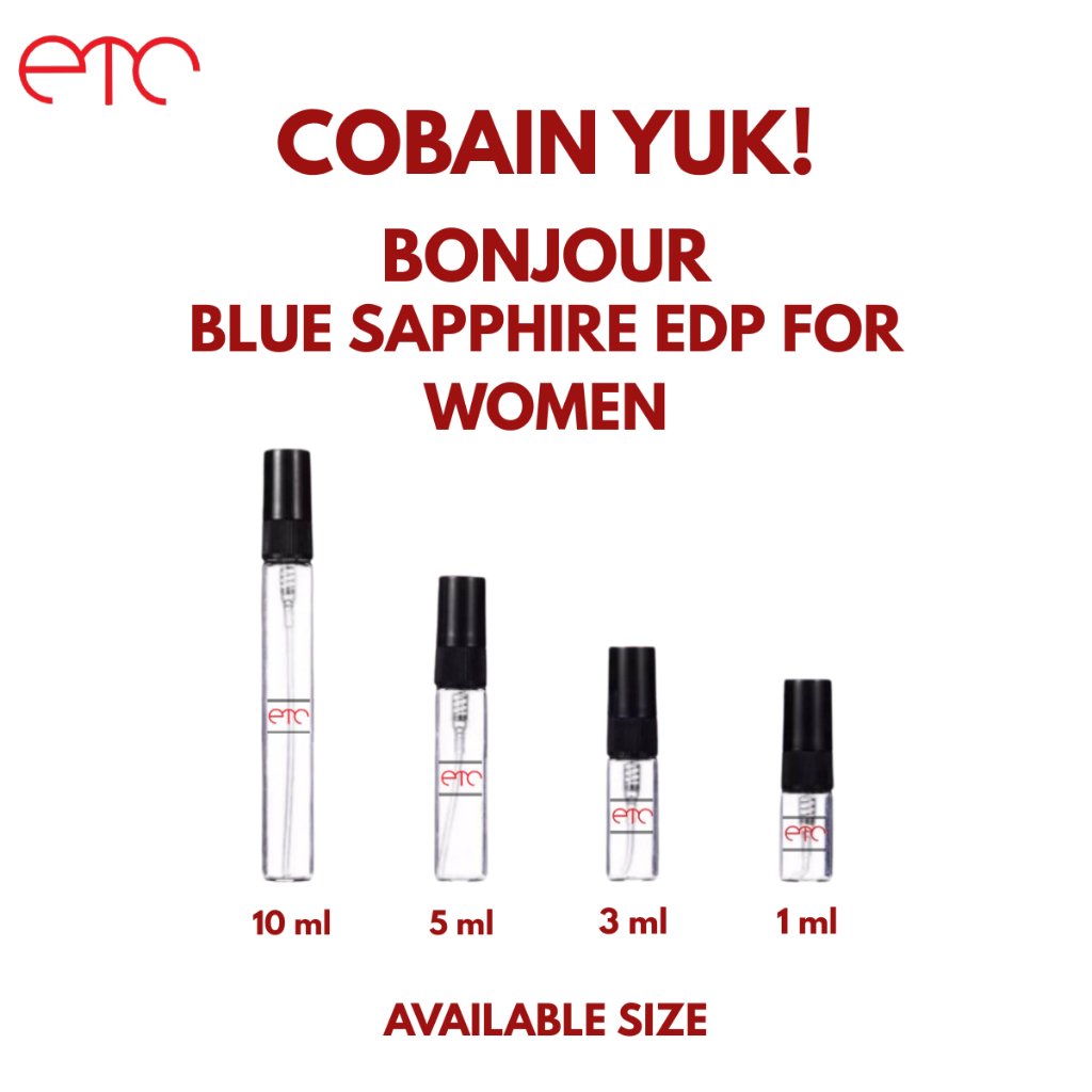 Decant Parfum Bonjour Blue Sapphire EDP for Women