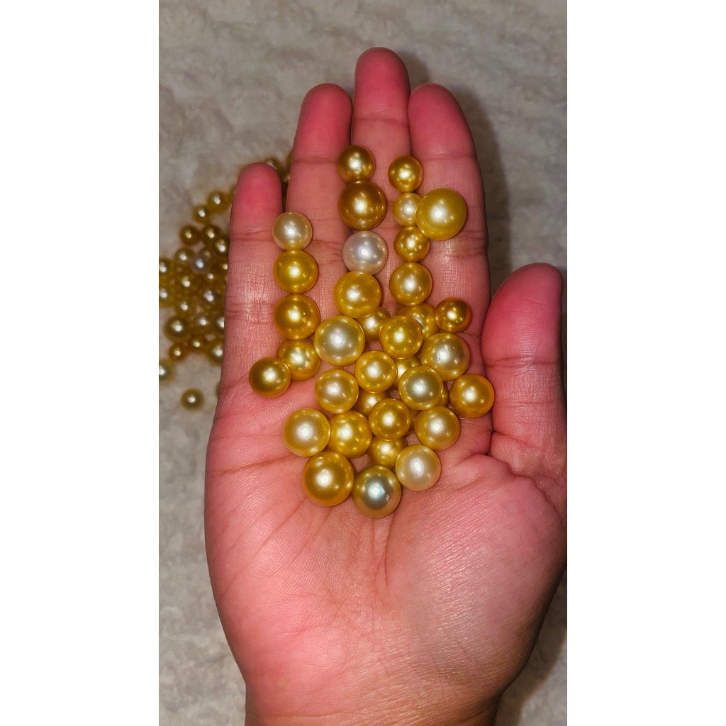 Mutiara Laut warna mix Grade AAA / grm