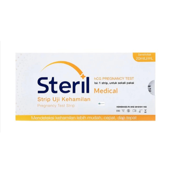 Steril Medical Tes Hamil / Test Pack Steril / Tes Kehamilan - 1 Strip