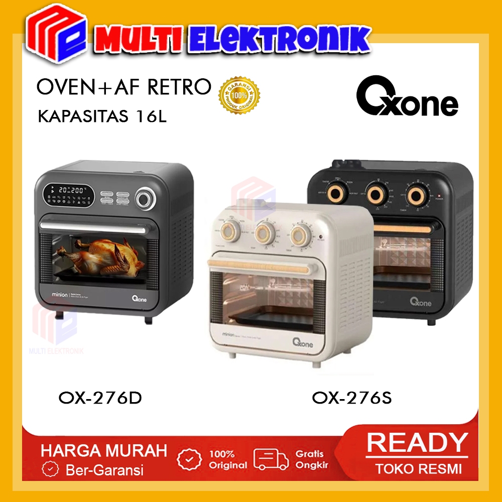 OXONE OX276S / OX276D Oven Air Fryer Kapasitas 16 Liter