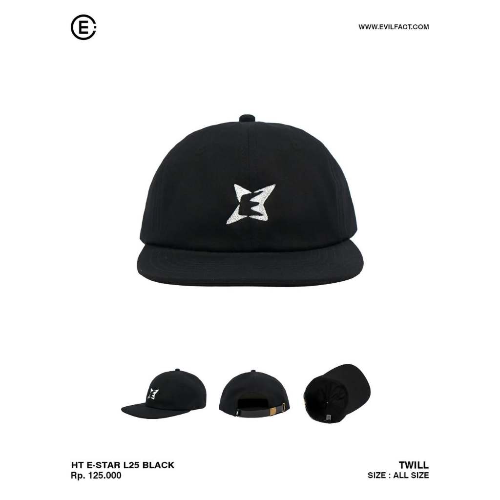 EVIL ARMY HAT - HT E-STAR L25 BLACK