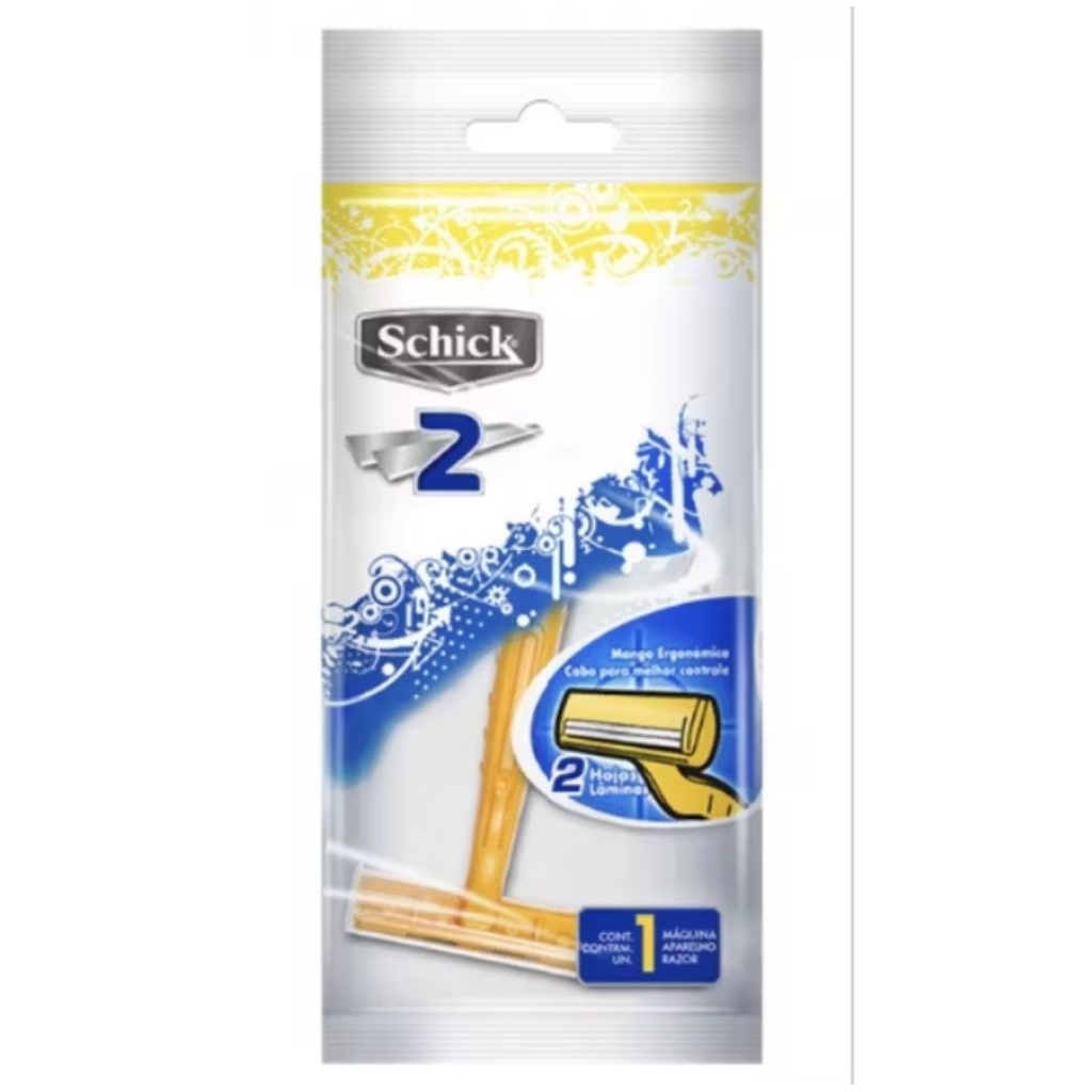 SCHICK EXACTA 2 HANGER YELLOW