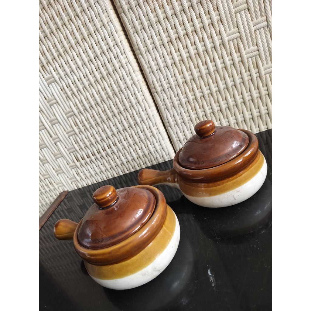 mangkok keramik vintage sup bawang china