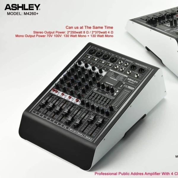 Power Mixer Ashley M4260+ M 4260 M 4260+ 4CH Original Garansi