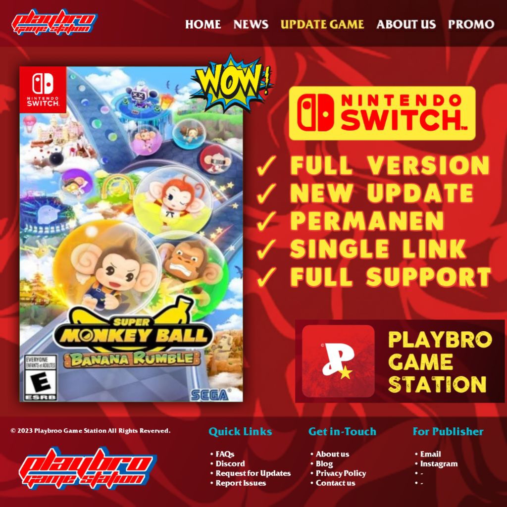 Super Monkey Ball Banana Rumble - Game Nintendo Switch