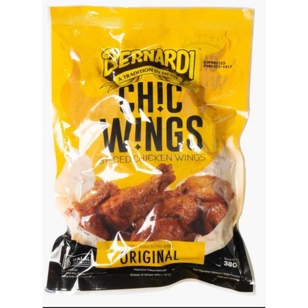 BERNARDI CHICKEN WINGS ORIGINAL 380 GRAM / Chicken Wings