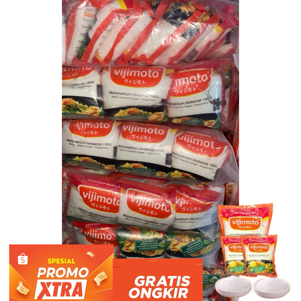 MICIN PENYEDAP MASAKAN - Monosodium Glutamate Vijimoto - MSG - Micin Murni - Vijimoto 100 gram  TERB