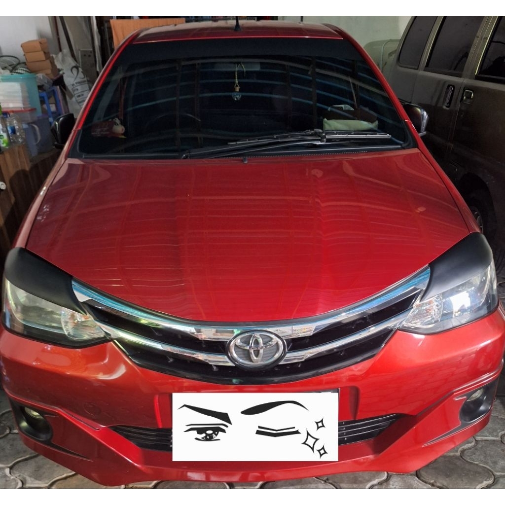 sepasang eyelid mata sipit etios valco hitam doff