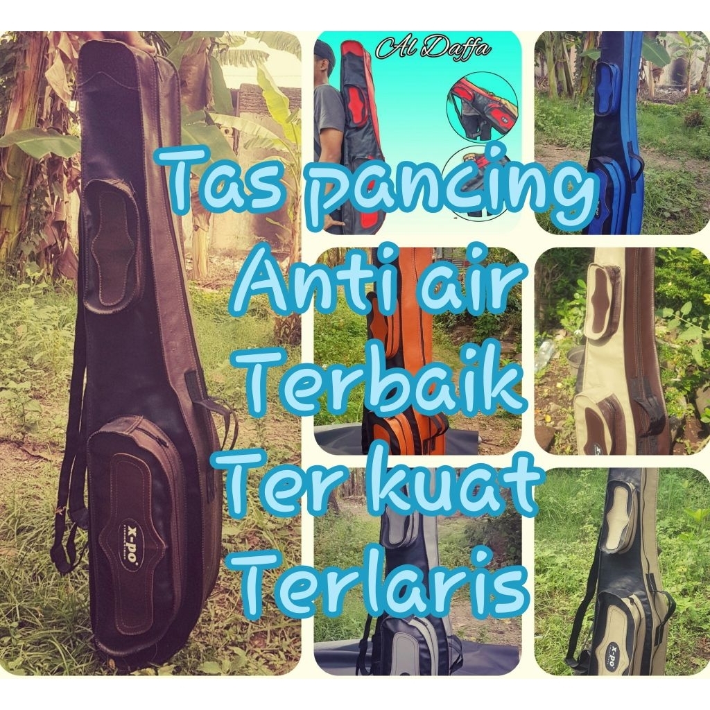 Tas pancing RANSEL,kulit jok mobil Anti Air,anti jebol panjang120cm