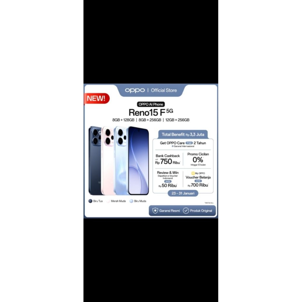 Oppo Reno 15 f 5G 8/128gb