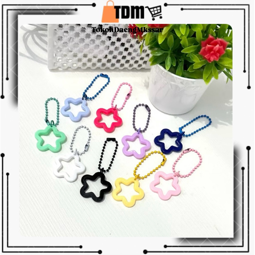 TDM Gantungan Kunci Bintang Gantungan Tas Bintang Lucu Murah Meriah