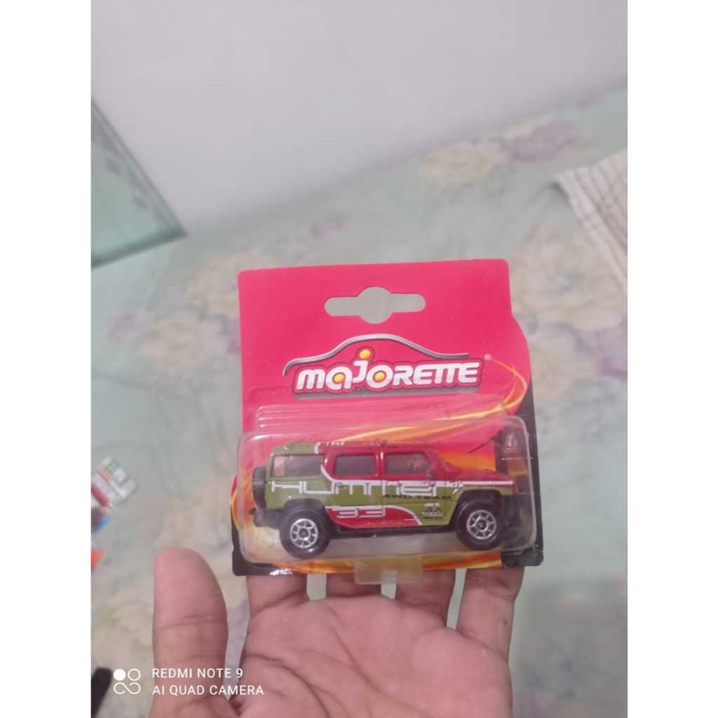 majorette hummer h3 h2 jeep hijau merah grren red edisi lawas