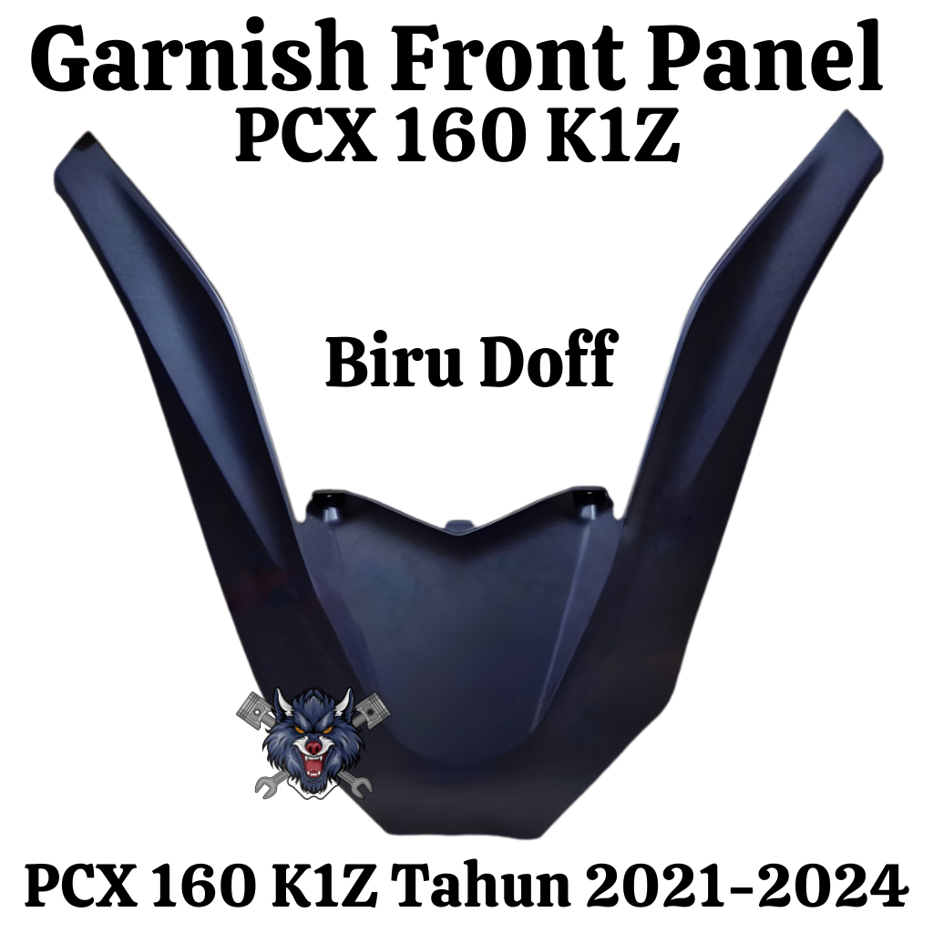 Garnish Front Panel Depan PCX 160 K1Z GARNISH FRONT PCX 160 Cover V PCX 160 BIRU DOFF