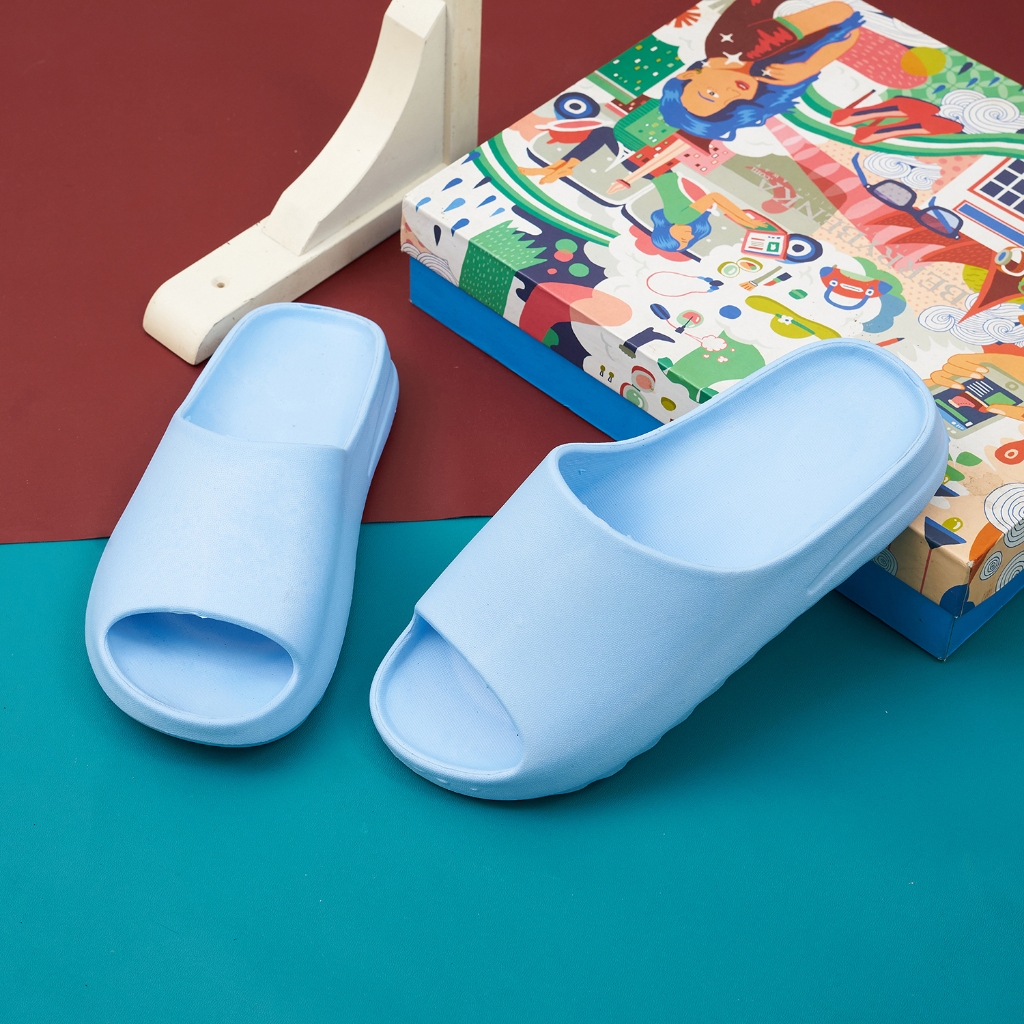Sandal Wanita Speedo Slide Entry Original Biru Ukuran 38