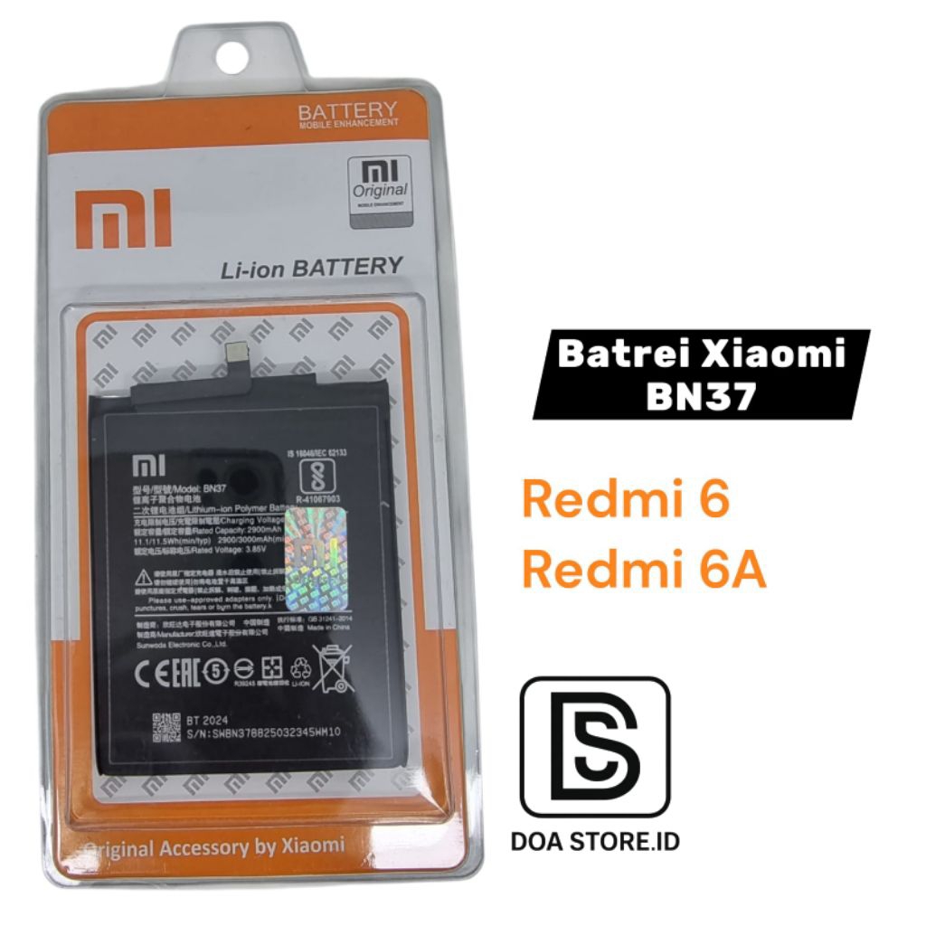 BATREI XIAOMI BN37 , BATREI XIAOMI REDMI 6 / 6A