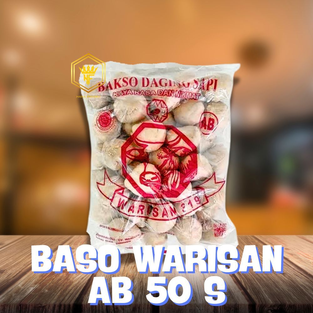 BAKSO WARISAN AB SAPI 700 GR / BAKSO SAPI ISI 50 BUTIR