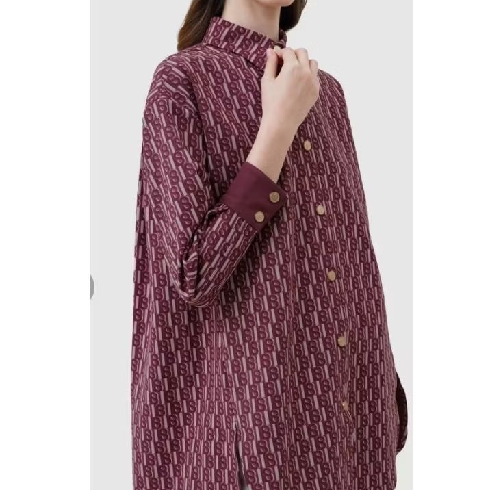 BUTTONSCARVES LEENA MONOGRAM TUNIC