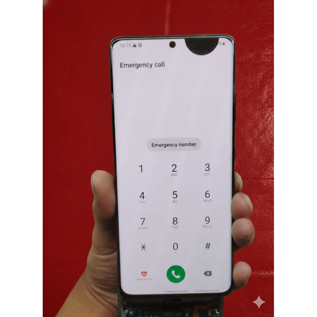 Lcd + Frame Samsung S21 Ultra Ori Copotan Minus Tompel