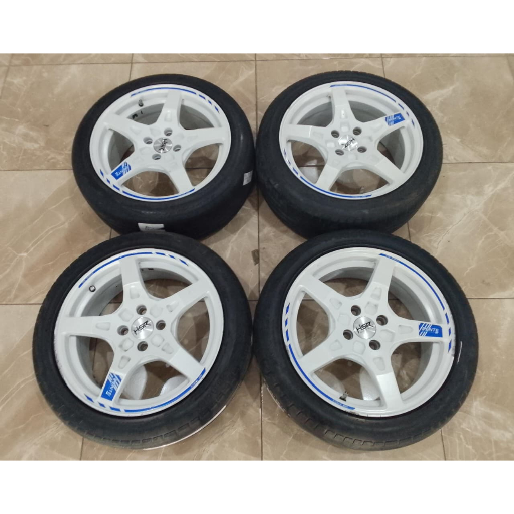 Velg bekas murah hsr ring 16x7 pcd 4x100 brio mobilio city dll