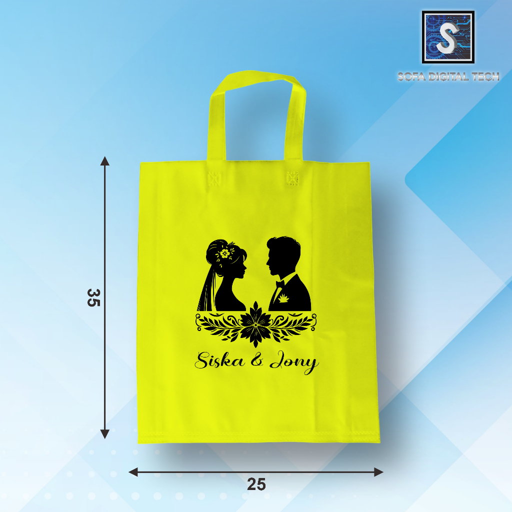 Tas Spunbond Sablon UK 25X35