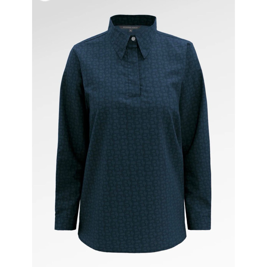 Benang Jarum Monogram Polo Shirt