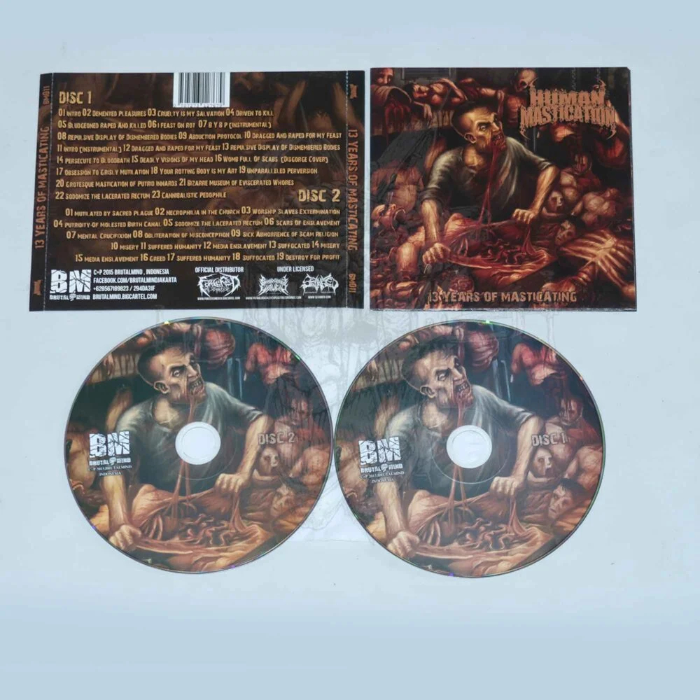 ORIGINAL CD HUMAN MASTICATION – 13 Years Of Masticating