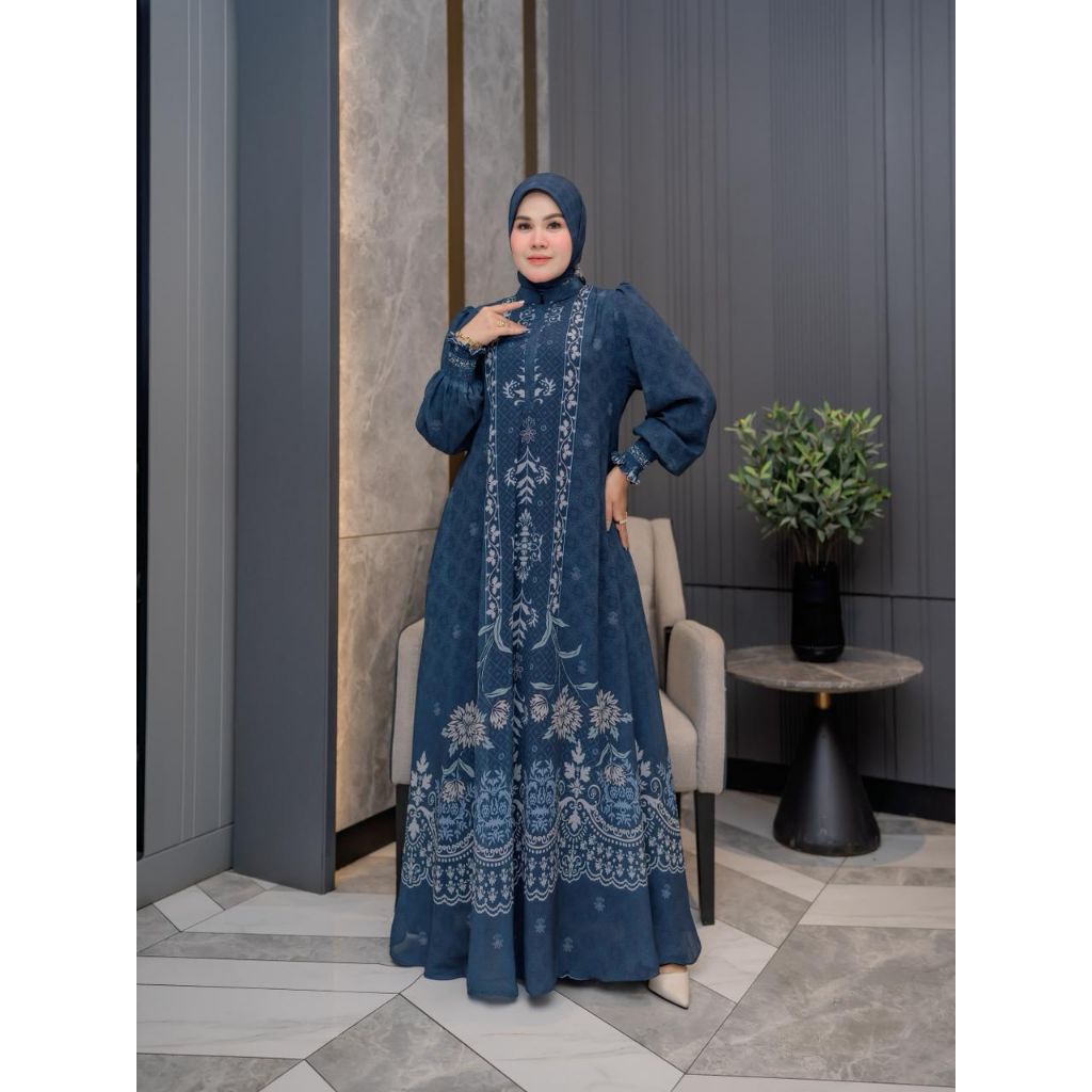 AASIA SERIES BY AZZAHRA SYARI rekomendasi gamis cantik lebaran id