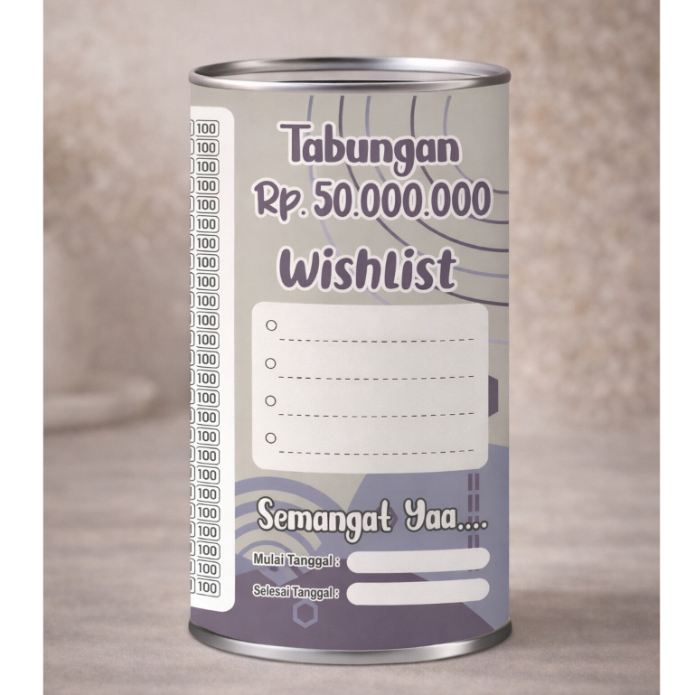 Celengan Target JUMBO Permanent Atau Buka Tutup TARGET 10 RIBU TARGET 50 JUTA