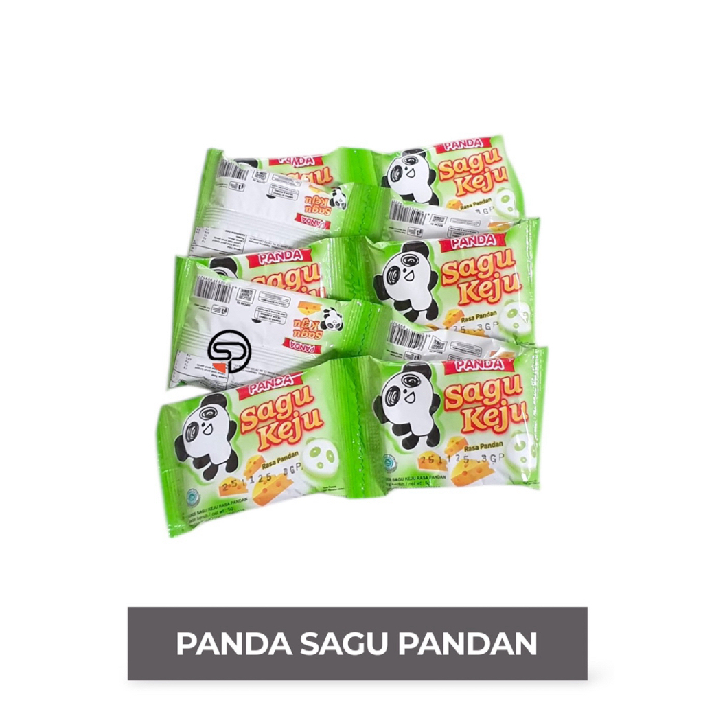 Happy Time Panda Sagu Pandan - 10 pcs x 5 gr