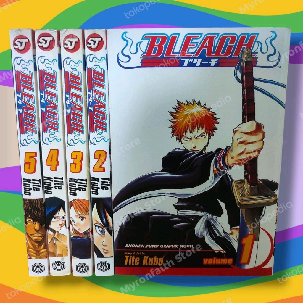KOMIK BLEACH VIZ MEDIA VOL. 1 - 5