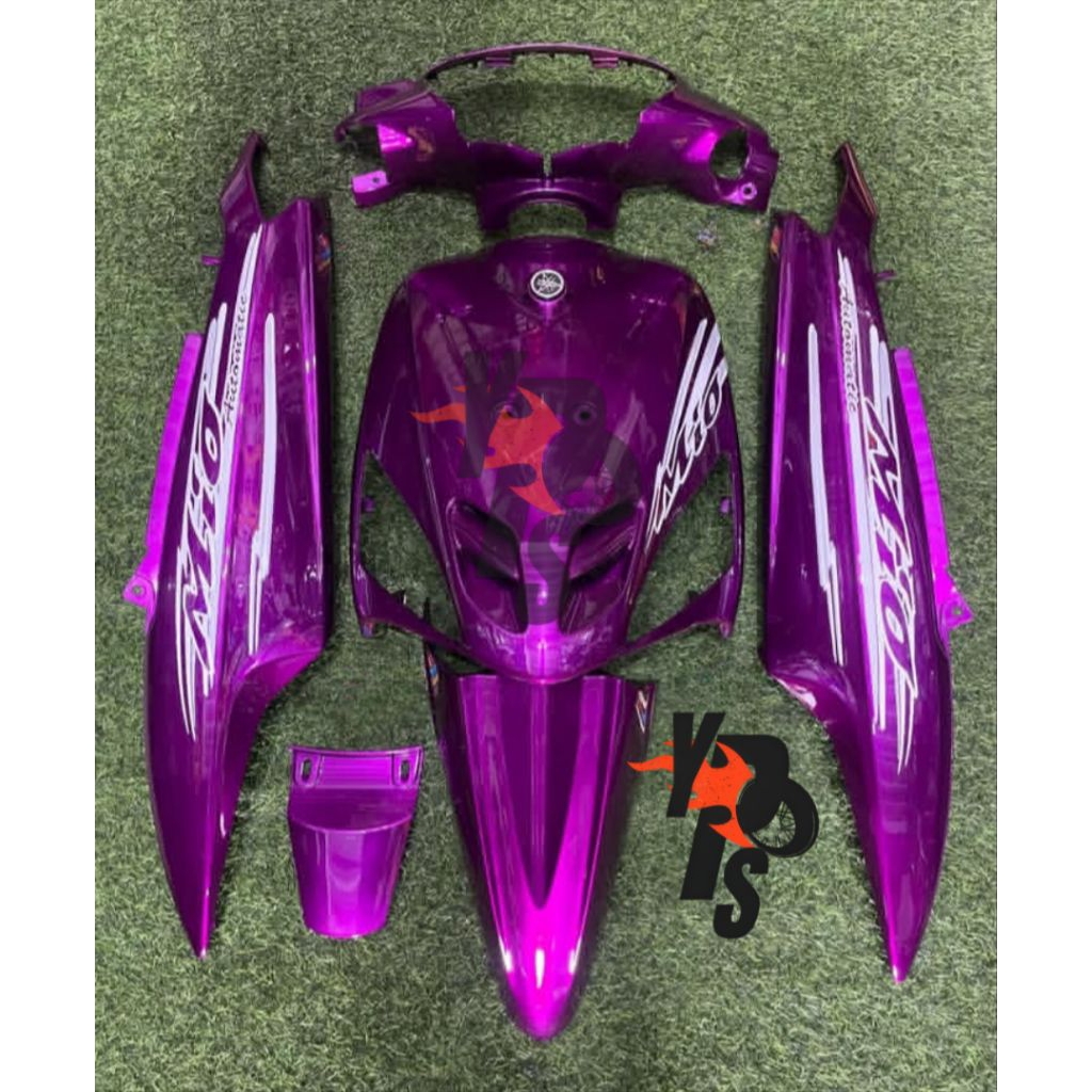 full body halus mio sporty ungu violet