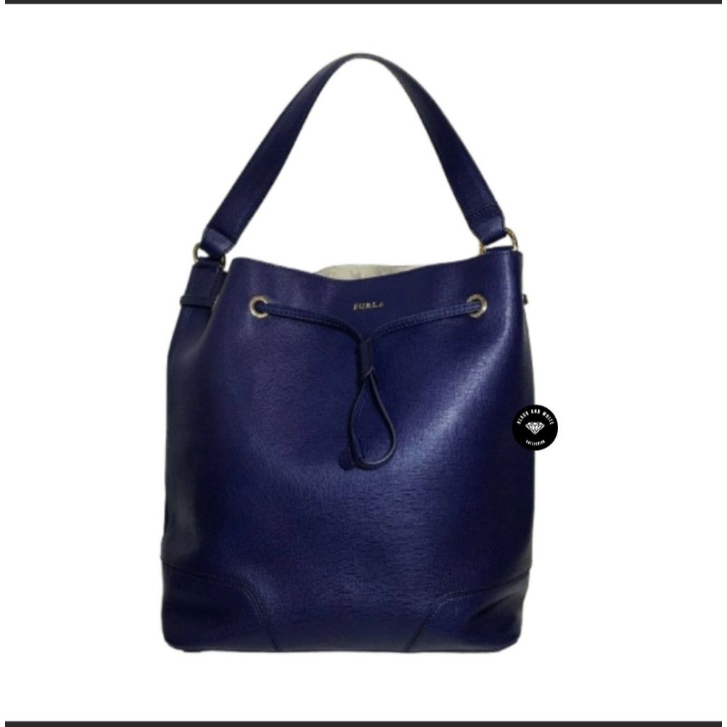 FURLA Stacy Bucket Bag/Tas bucket/Tas Kulit