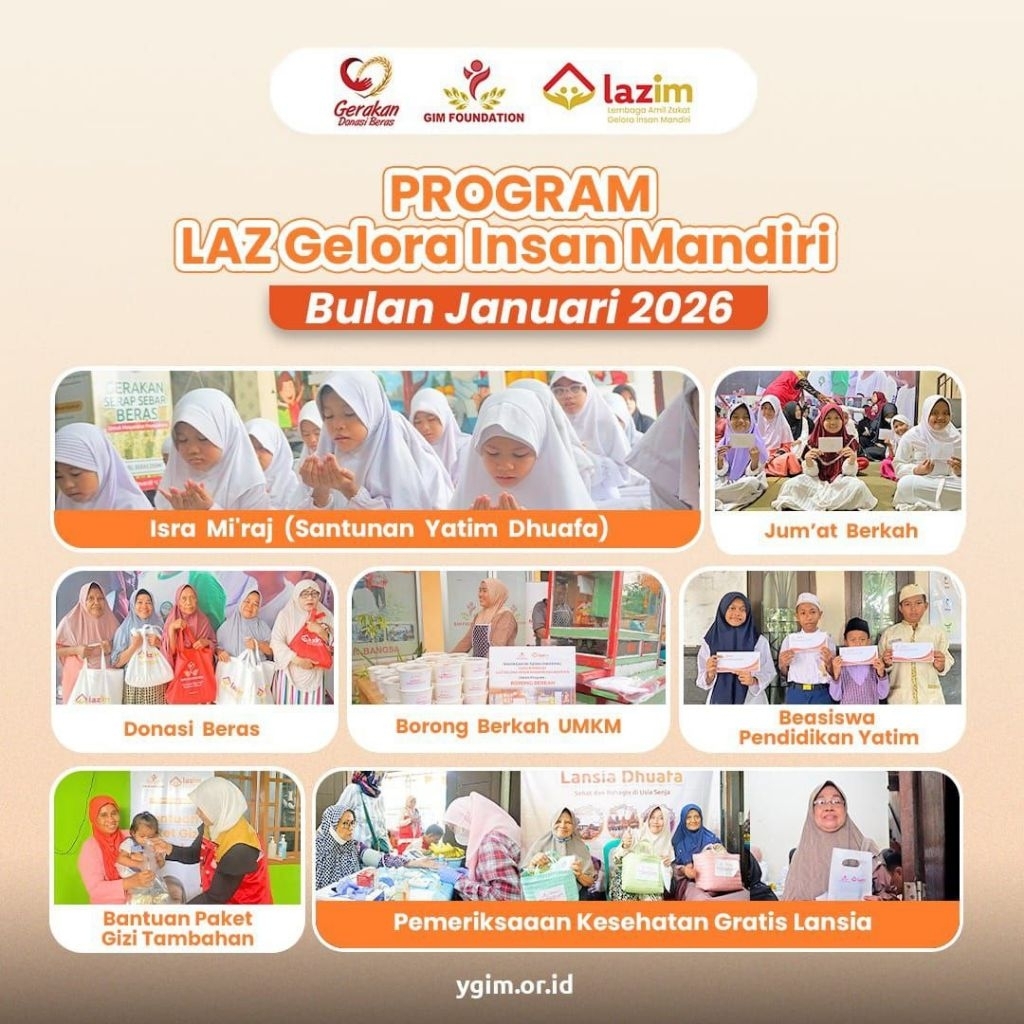 Donasi YGIM zakat infaq sodaqah