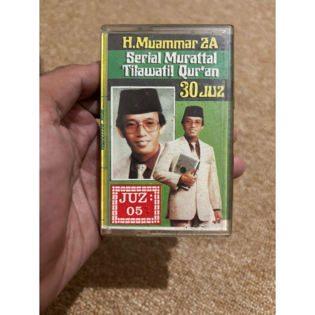 Kaset Pita Tape ngaji morotal bacaan Al Quran H.Muammar