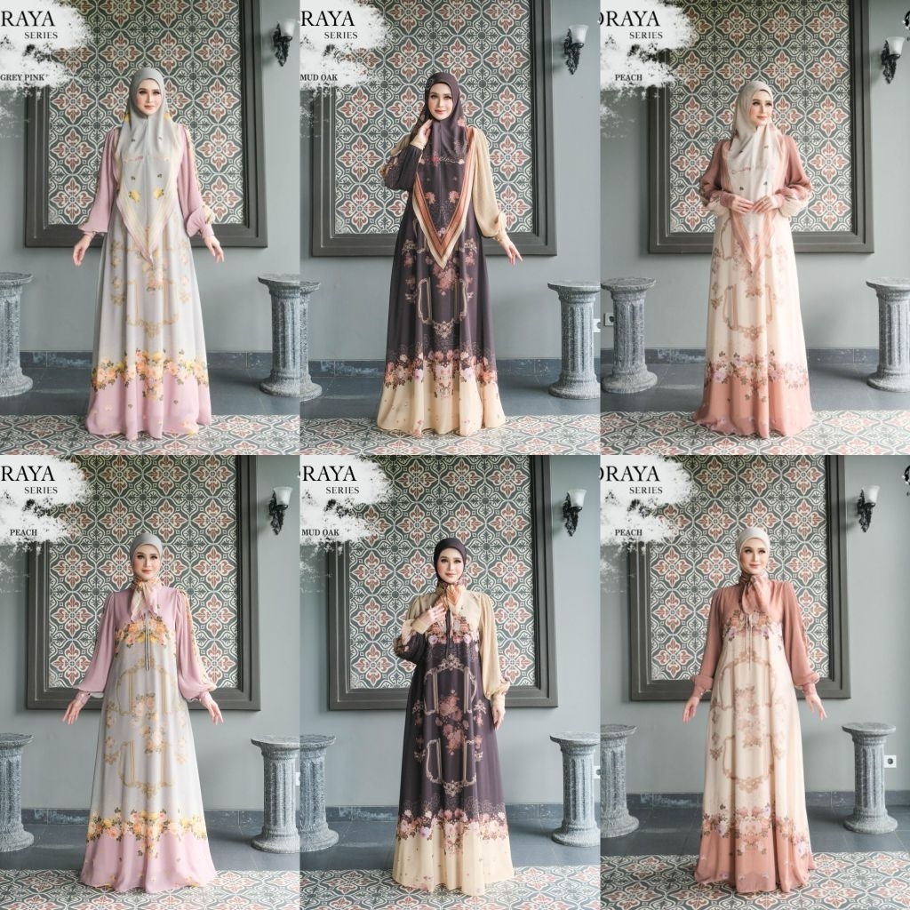 SORAYA SERIES ORIGINAL AGOEST HANGGONO | GAMIS SET SYARI & SET SCRAF