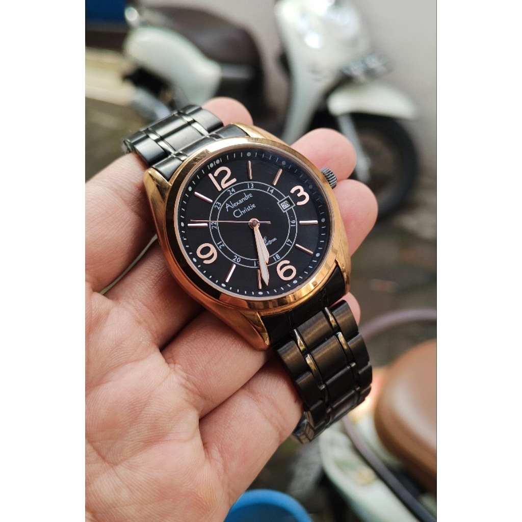 jam tangan Original Alexandre Christie pria second bekas preloved