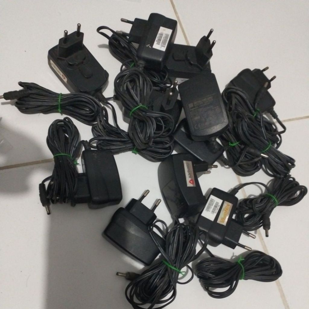 Adaptor STB TANAKA ORIGINAL KTEC BCA 5V 1A Jack Kecil bekas tapi original