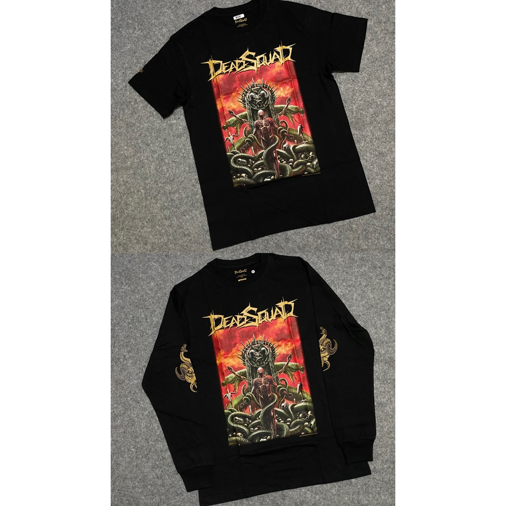 Deadsquad Original Kaos Band Hitam