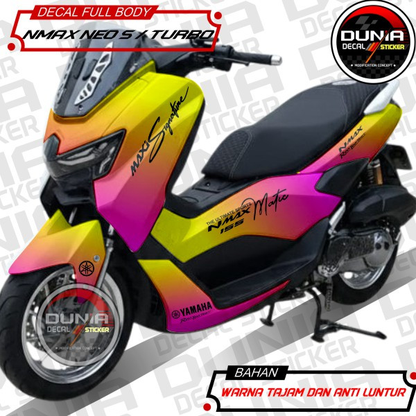 Decal Nmax Tahan lama Decal Nmax Neo polos Stiker Motor Nmax 155 Tahun 2024-2025 - 2026 full body ya