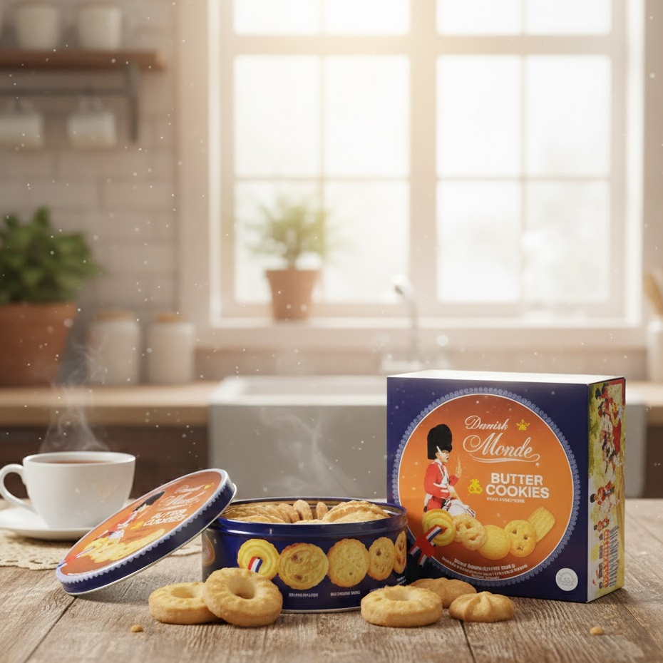 MONDE BUTTER COOKIES 454 GR / BISKUIT MONDE / MONDE BUTTER COOKIES